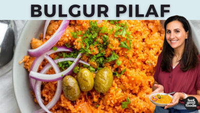 Συνταγή Amasya-Style Bulgur Pilaf με μελιτζάνα